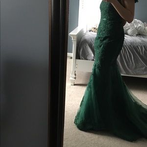 mermaid prom dress